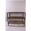 Image 1 : * Wood Shoe Rack - Some Wear - 19" x 10" x 25"