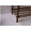 Image 3 : * Wood Shoe Rack - Some Wear - 19" x 10" x 25"