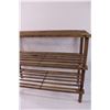 Image 4 : * Wood Shoe Rack - Some Wear - 19" x 10" x 25"