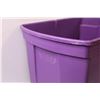Image 2 : * Purple Tote (No Lid) - 24" x 16" x 15"
