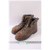 Image 1 : Caterpillar Steel Toe Work Boots - Some Wear - Size 8.5 Men's