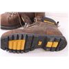 Image 4 : Caterpillar Steel Toe Work Boots - Some Wear - Size 8.5 Men's