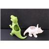 Image 2 : (2) Dinosaur Succulent Pots