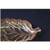 Image 3 : Carnival Glass Marigold Leaf Dish - 11" Long