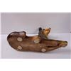 Image 5 : Ceramic German Shepard Figurine - Some Chips, As Pictured - 18" x 11"