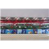 Image 2 : (6) Rolls of Wrapping Paper, Cane, Window Blind 47.5" x 45"