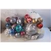 Image 2 : Christmas Lot- (6) Containers of Tree Decorations