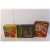 Image 2 : (5) Asian Tins & Glass Storage Box