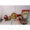 Image 2 : Christmas Lot- Angel Tree Topper, Tree Ornaments, Misc.