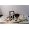 Image 1 : Vintage Lot- (2) Sets of Playing Cards, Rulers, Misc.