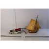 Image 1 : Dutch Sailboat Light- Powers On & 1912 Simplex Radio Model Car