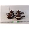 Image 1 : Set of (4) Ceramic French Onion Soup Dishes