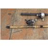 Image 2 : * (2) Closed Reel Fishing Rods - Telescopic 100" and 74"