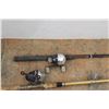 Image 3 : * (2) Closed Reel Fishing Rods - Telescopic 100" and 74"