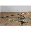 Image 1 : * Closed Fishing Rod - 75", (2) Open Fishing Rods - 35"