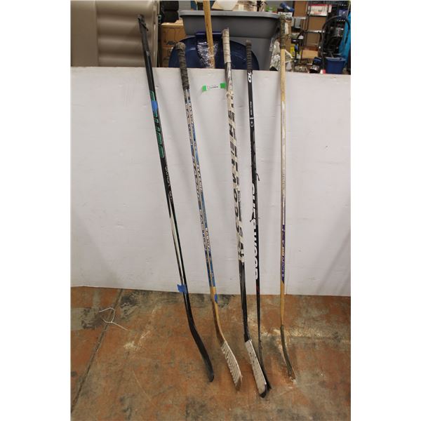 * (5) Hockey Sticks