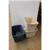 Image 1 : * Blue Tote, (2) White Totes