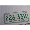 Image 2 : Pair of 1968 Saskatchewan License Plate