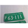 Image 2 : Pair of 1969 Saskatchewan Farm License Plate