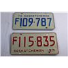 Image 3 : 1971 & 1972 Saskatchewan Farm License Plates