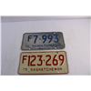 Image 2 : 1974,1975 and 1976 Saskatchewan Farm License Plates