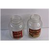 Image 2 : (2) Vintage Glass Coffee Jars