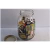 Image 2 : Large Glass Jar and Vintage Matches