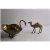 Image 3 : Brass Candy Dish, Pitcher and Camel Figure