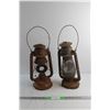 Image 1 : (2) Vintage Kerosene Lanterns
