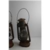 Image 2 : (2) Vintage Kerosene Lanterns