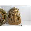 Image 2 : Brass Decorative Plate, Ancient Egypt Decor and Mat