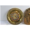 Image 3 : Brass Decorative Plate, Ancient Egypt Decor and Mat