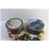 Image 2 : Storage Tins and Christmas Ornaments