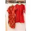 Image 5 : *(2) Chinese Dresses - Size M and Kids Jacket