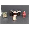 Image 2 : (3) Ceramic Mugs, Urn, Ornamental Display Box and Creamer - Made in Japan