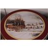 Image 3 : (3) Vintage Currier & Ives Winter Collector Tins, 10" Diameter