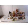 Image 1 : Lot of Cultural Dolls, Figurines & Stands