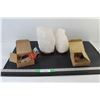 Image 1 : (2) Salt Lamps With Bulbs but No Cords