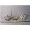 Image 1 : (3) Ceramic Dishes- Plate, Pots
