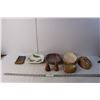 Image 1 : Potato Serving Dish w/ Lid and Bowl, (3) Ceramic Dishes, Salt & Pepper Shakers