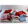 Image 1 : Christmas Gift Sock, Hats, Plastic Cutleries and Tissues