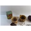 Image 2 : Cream & Sugar Set, Soup Cups, Ceramic Bowl, Silicone Dish with Lid and Misc.