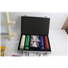Image 2 : Photo Frame, Poker Set, Crayons, Coloring Book and Plastic Container with Lid