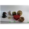 Image 1 : Candles, Ceramic Mug, Brass Ornaments and Heart Shaped Gift Box