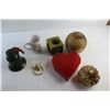 Image 2 : Candles, Ceramic Mug, Brass Ornaments and Heart Shaped Gift Box