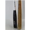 Image 3 : (2) Baseball Bats, Easton Black, Cooper, Wooden & Aluminum, Longest Is 34.5''