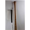 Image 4 : (2) Baseball Bats, Easton Black, Cooper, Wooden & Aluminum, Longest Is 34.5''