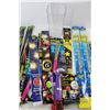 Image 3 : Lot Of Glowsticks, Sparklers, Plastic Container 9'' Tall- All NIB