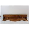 Image 5 : MDF Yellow Board- Some Damage, 37'' x 12'', Wooden Wall Hung Coat Rack, 30.5'' x 6''