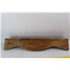 Image 8 : MDF Yellow Board- Some Damage, 37'' x 12'', Wooden Wall Hung Coat Rack, 30.5'' x 6''